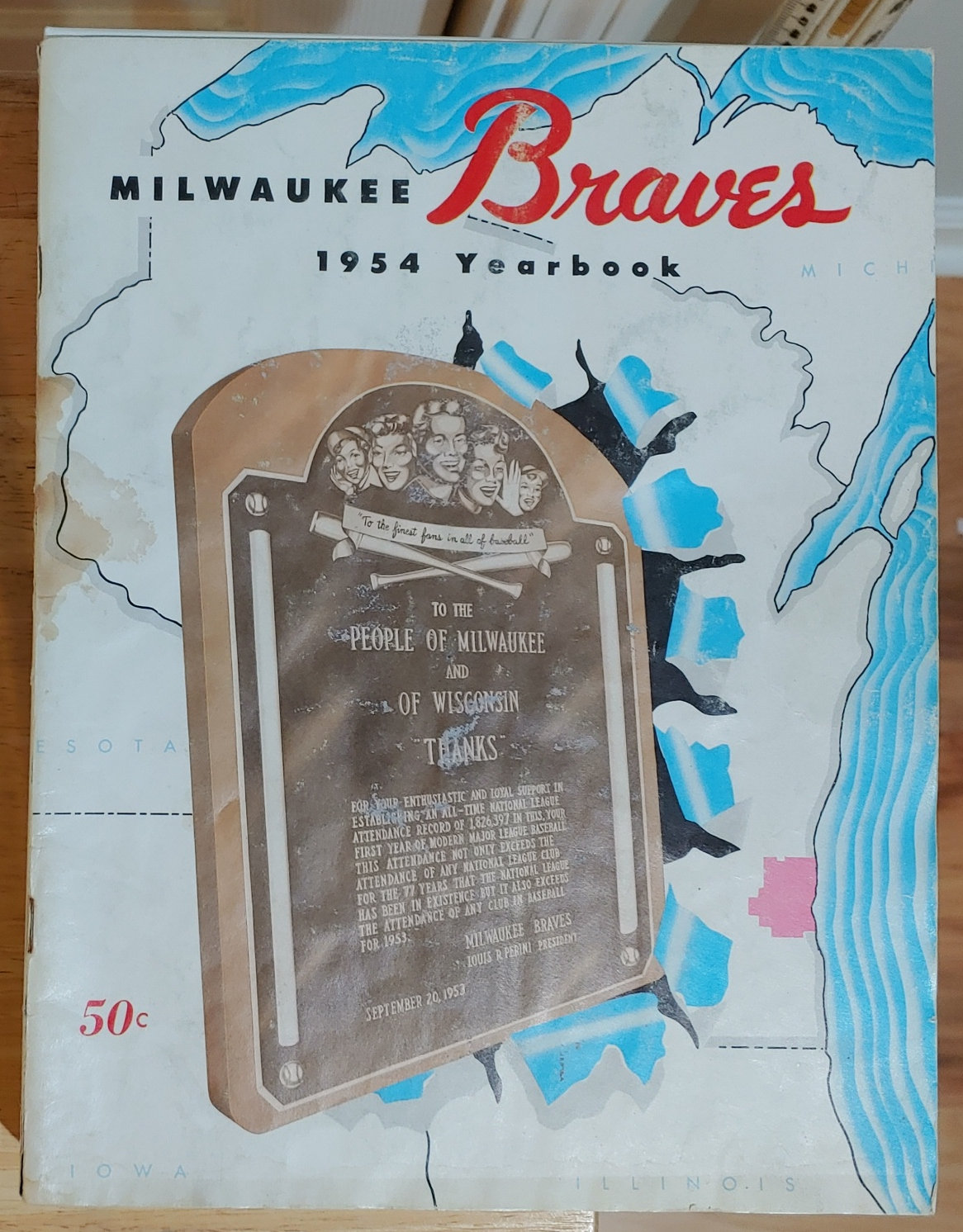 Milwaukee Braves yearbooks