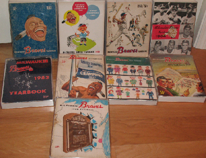 Milwaukee Braves yearbooks