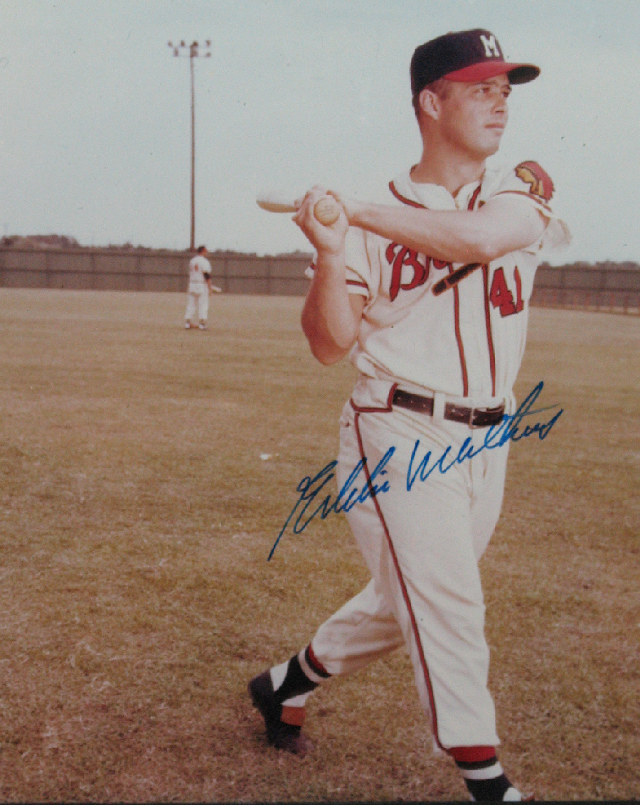 Eddie Mathews autographed photo