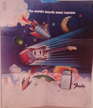 An old Fender poster